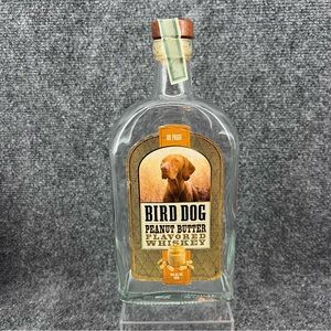 Collectible Bird Dog Peanut Butter Whiskey Glass Bottle Decor Craft Mancave Bar